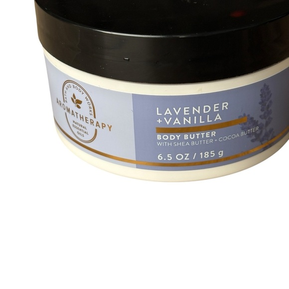 Bath and Body Works Lavender + Vanilla Body Butter Aromatherapy 6.5 oz NEW - Picture 2 of 5